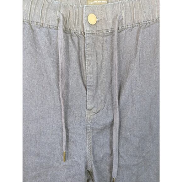 Universal Standard Dark Indigo Comfort Denim Drawstring High Rise Tapered Jean - Picture 5 of 10